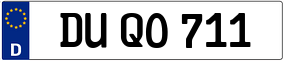Truck License Plate